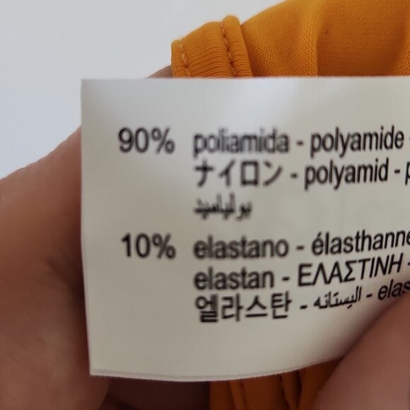 NWT ZARA | Cutout Bodysuit Top Mustard Yellow Sz SMALL - Picture 9 of 9